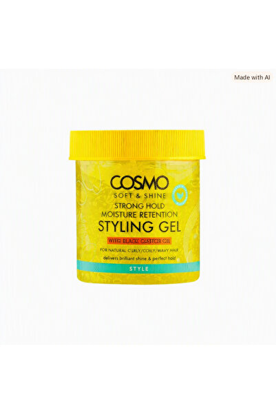 Cosmo Cosmo Styling Gel with Castor Oil Extract for Curly Hair - 450g