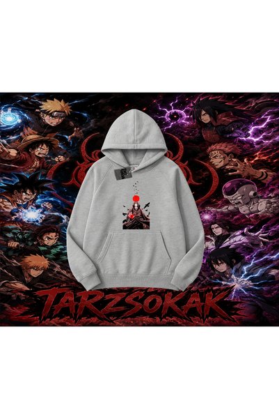 Tarzsokak سترة بقلنسوة كبيرة الحجم للجنسين من Itachi Uchiha Naruto Anime Char...