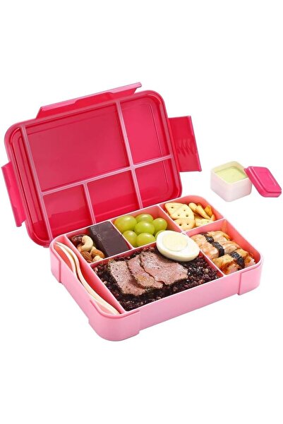 Generic Bento Box, Lunch Box, 1330ml Bento Box with Removable Divider, Fork &...