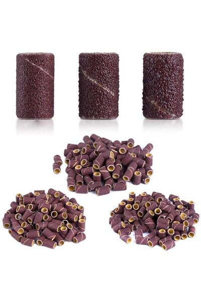 EXCEFORE 300 Pcs Professional Sanding Bands for Nail Drill, 80 Coarse, 120 Me...