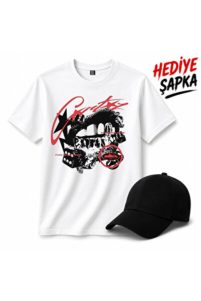 barsdepo Tricou imprimat CORTİS, unisex, 100% BUMBAC (CU CADOU SUPRIZĂ)