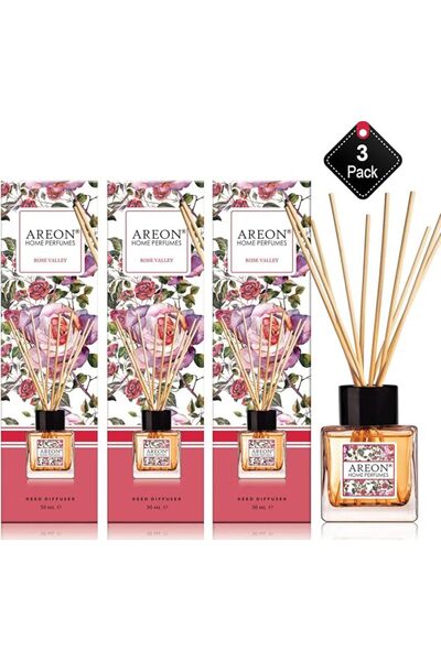 Areon Home Perfume عطور منزلية من أريون - حديقة وادي الورد - (عبوة من 3 قطع) ...