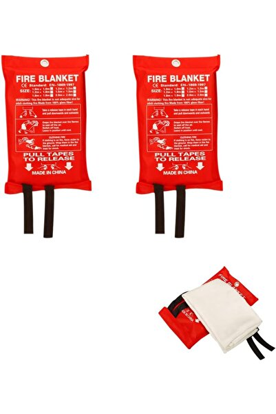 Generic Fire Blanket for Emergency Fire Suppression Fiberglass Layered 100% F...