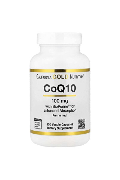CoQ10 100 mg, 150 Vejetaryen Kapsül