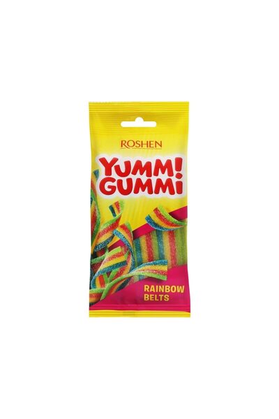 Roshen Set de 3 pungi jeleu Rainbow Belts, 3x70g