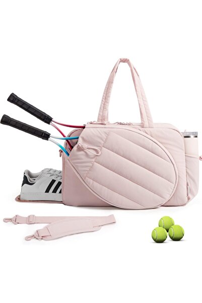 Generic Tennis Bag for Men Women, Tennis Racket Bag Holds 2 Rackets with Shoe...