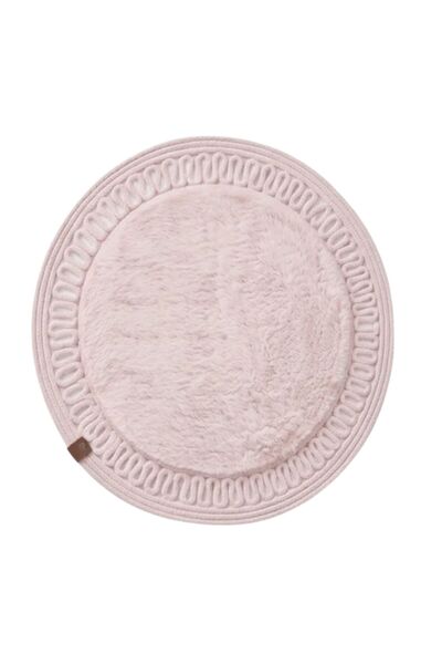Comfort Craft Στρογγυλό βελούδινο χαλάκι με μοτίβο από γιούτα της σειράς Moon...