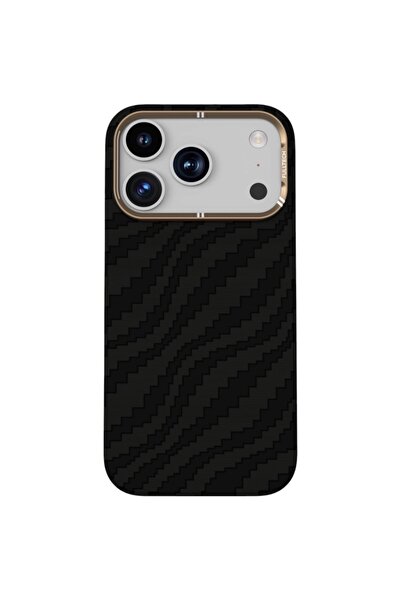 KILIF HOUSE Iphone 18 Pro Max Uyumlu Kamera Korumalı Slim Premium Karbon Dese...