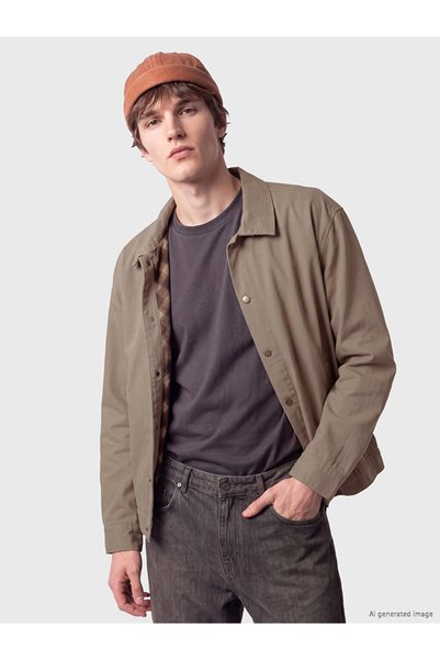 LC Waikiki I Standart Fit Men's Shirt Jacket from Freezen Store