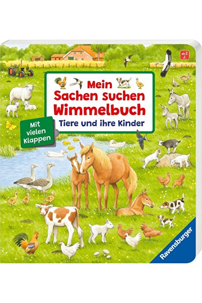 Ravensburger Buchverlag Mein Sachen suchen Wimmelbuch: Tiere und ihre Kinder