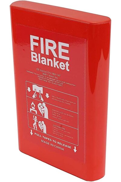 Generic Fire Blanket for Emergency Fire Suppression Fiberglass Layered 100% F...
