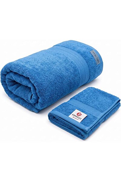 EBREEZZ Gym Towel Set, 2 Piece Premium Cotton Face and Body workout Towels, f...