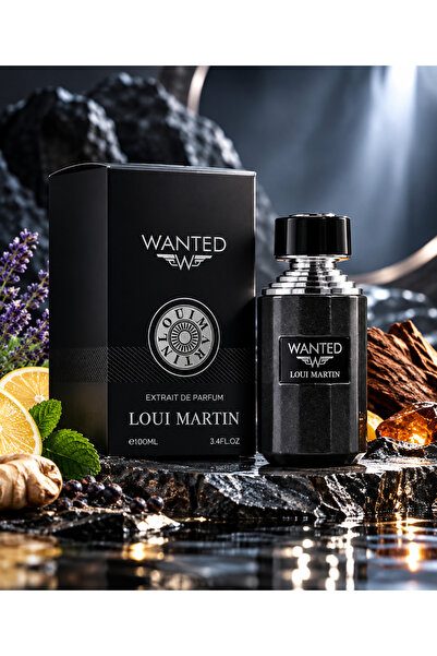 loui martin Wanted Extrait De Parfum 100ml | Fresh & Spicy Long-Lasting Fragr...