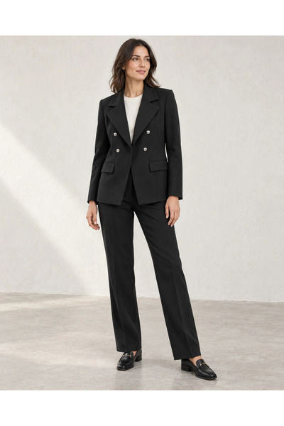 nazzain Geniş Yakalı Blazer Ceket