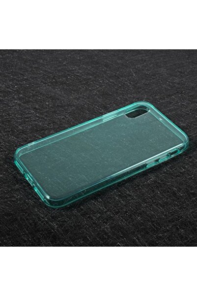 OEM Θήκη TPU Σιλικόνης Ημιδιαφανής για iPhone X / XS - Τιρκουάζ