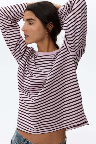 H&M Long-sleeved cotton top