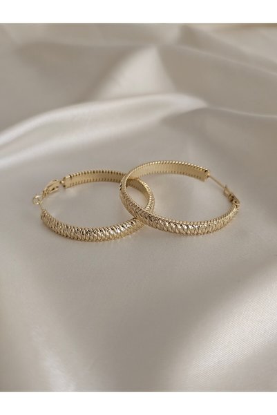 Zivazer Store Women's Xuping Hoop Patterned Earrings