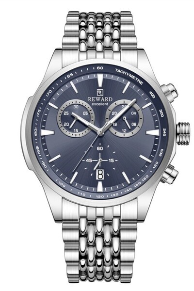 Reward Rd813236M Men's Wristwatch with Steel Strap