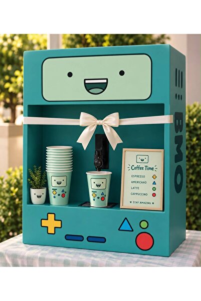Generic Trendy Bmo (Bimbo) Themed Beverage Corner - the Perfect Addition to Y...