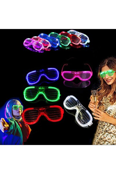 Generic Party Eyeglasses 5pcs Funny LED Sunglasses Glow in The Dark Eyeglasse...