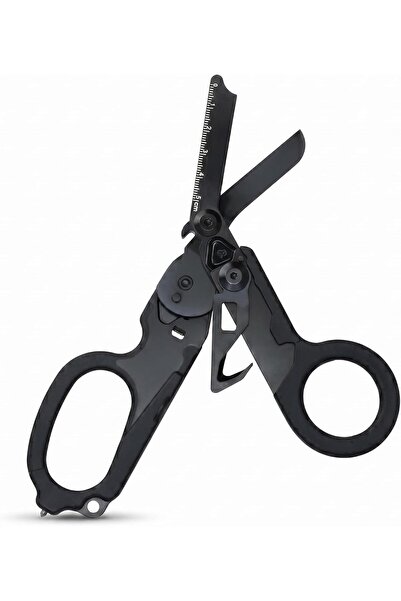 Generic Emergency Response Shears, Stainless Steel Foldable Scissors Pliers, ...