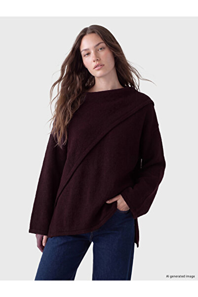 LC Waikiki Rmz Gi̇yi̇m Farkiyla Zero Roba Collar Women's Knitwear Sweater