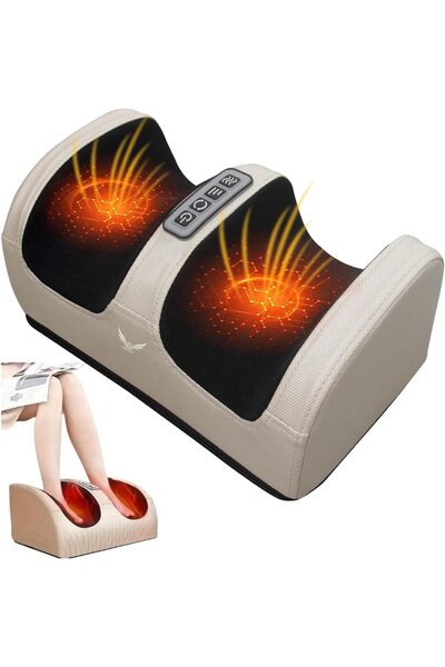 Generic Shiatsu Foot Massager Machine with Heat and Compression, Foot and Cal...