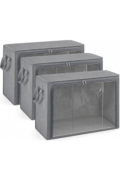 Generic 5 Pack 60x40 cm Large Storage Bags, 90L Clothes Storage Bins Foldable...