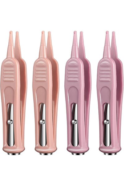 Generic 4 قطع من ملاقط تنظيف أنف الرضع مع ضوء LED، من أزوني، ملاقط آمنة وفعال...