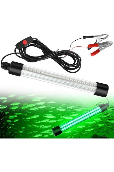 Generic 12V 20W Submersible Fishing Light, 216 LEDs Green Night Fishing Light...