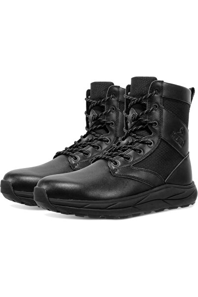 Generic Men's Women's Tactical Boots Leather Lightweight Side Zipper Outdoors...