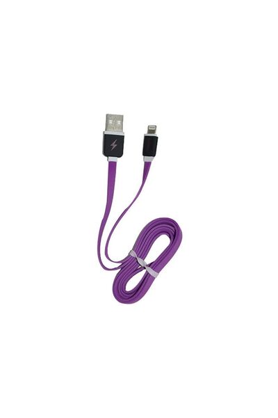 Taimi كابل شحن USB إلى Lightning للآيفون - مضفر - أرجواني