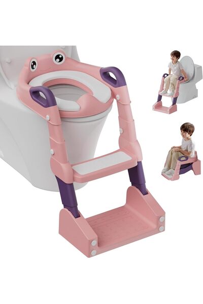 Generic Potty Training Seat, 3-in-1 Toddler Training Toilet, Height Adjustabl...