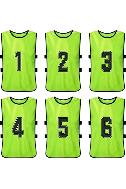 Generic 6 PCS Adults Soccer Pinnies Quick Drying Football Team Jerseys Youth ...
