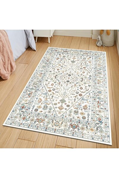 Generic 120x180cm Living Room Vintage Area Rugs,Washable Non-slip Rugs Indoor...