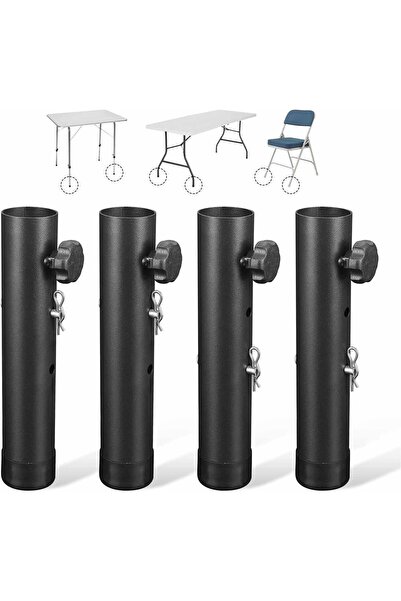 Generic Tazweeq Folding Table Leg Extender, Straight Table Column Boosters, L...