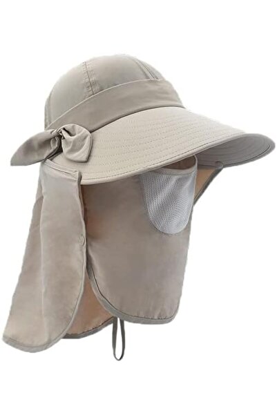 Generic Detachable Sun Visor Hat with Neck Flap, UPF 50+ UV Protective Foldab...