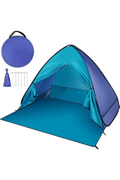 Generic Beach Tent Instant Pop Up Beach Shade Sun Shelter Tent Canopy Cabana ...