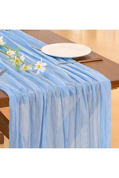 Generic Cheesecloth Table Runner, Rustic Boho Gauze Cheese Cloth Runner Table...