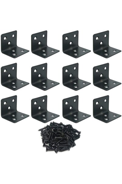 Generic Stainless Steel Brackets (Pack of 12,38x30x30 mm)
