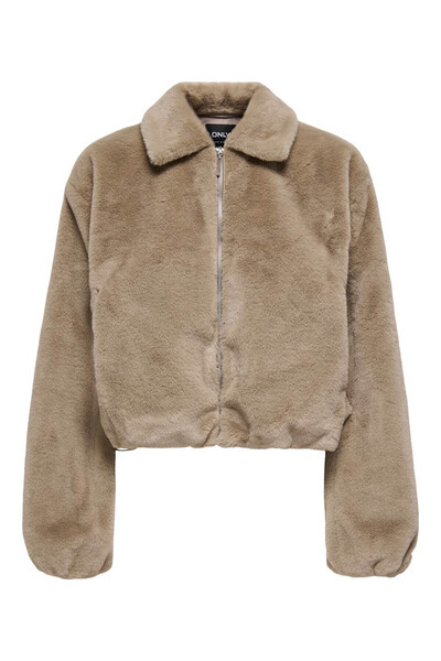 ONLY Onldana Faux Fur Beige Women's Coat 15348987