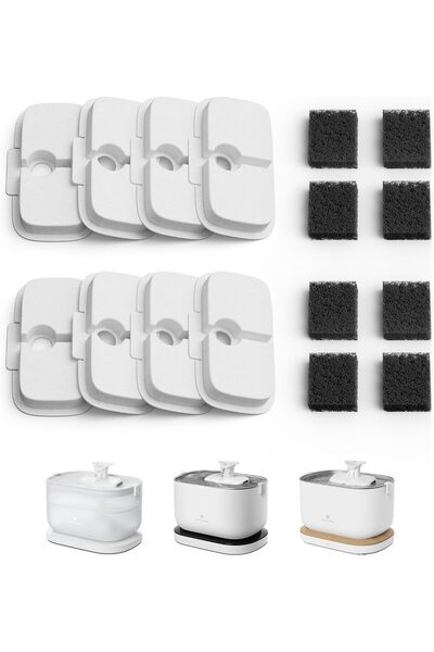 Generic 10 Pack Replacement Filters for 84oz/2.5L Automatic Pet Fountain, Cat...