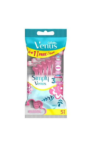 Gillette Simply Venus With 3 Blades 5Pieces