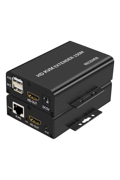 Generic 150M HDMI KVM Extender over Cat5e Cat6 1080P HDMI USB KVM 150M Extend...