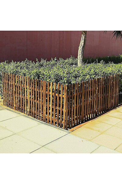 Generic Wooden Interlocking Panels | Durable Wooden Garden Picket Fence | Dec...
