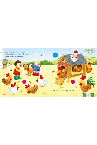 Usborne Sunetele animalelor de la fermă ale lui Poppy și Sam (Povești din curtea fermei Poppy și Sam)