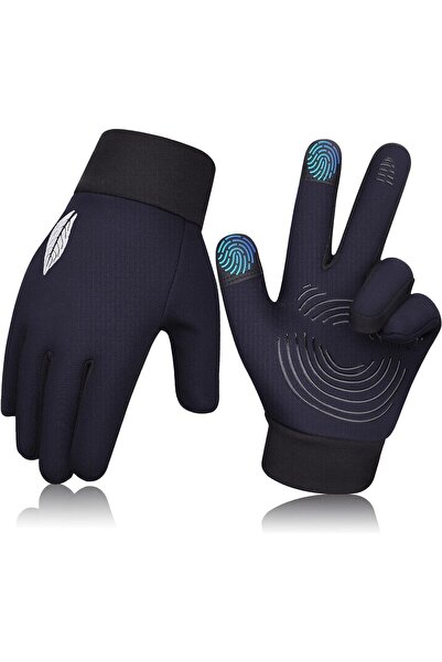 Generic Kids Touch Screen Winter Gloves, Reflective Waterproof Mittens for Bo...