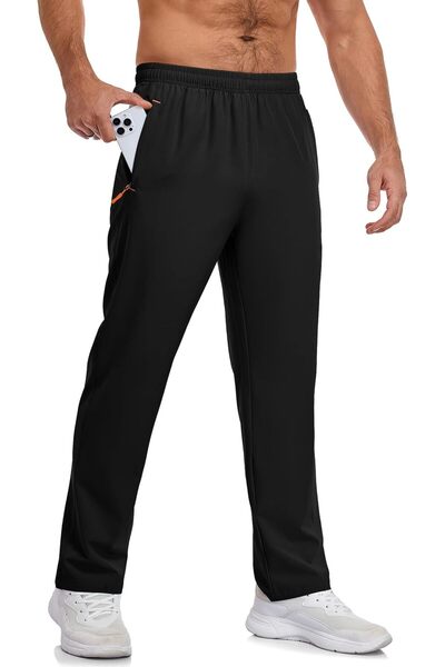 Generic Mens Gym Pants, Lightweight Quick Dry Sports Athletic Workout Pants, ...