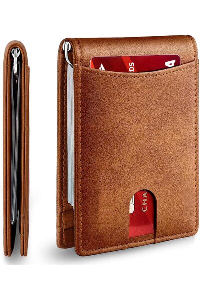 Generic Wallet for Men Slim Larger Capacity with 6 Slots RFID Blocking Men's ...