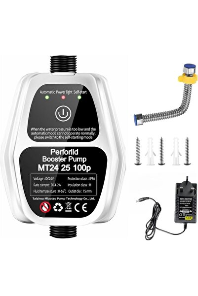 Generic 24V Portable Automatic Water Pressure Booster Pump, Household Booster...